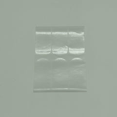 120pcs 2.5 Filament Rectangular Sealing Sticker Transparent Spacer Label
