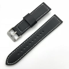Soft Hand Stitch Straight Hair Smart Watch Strap