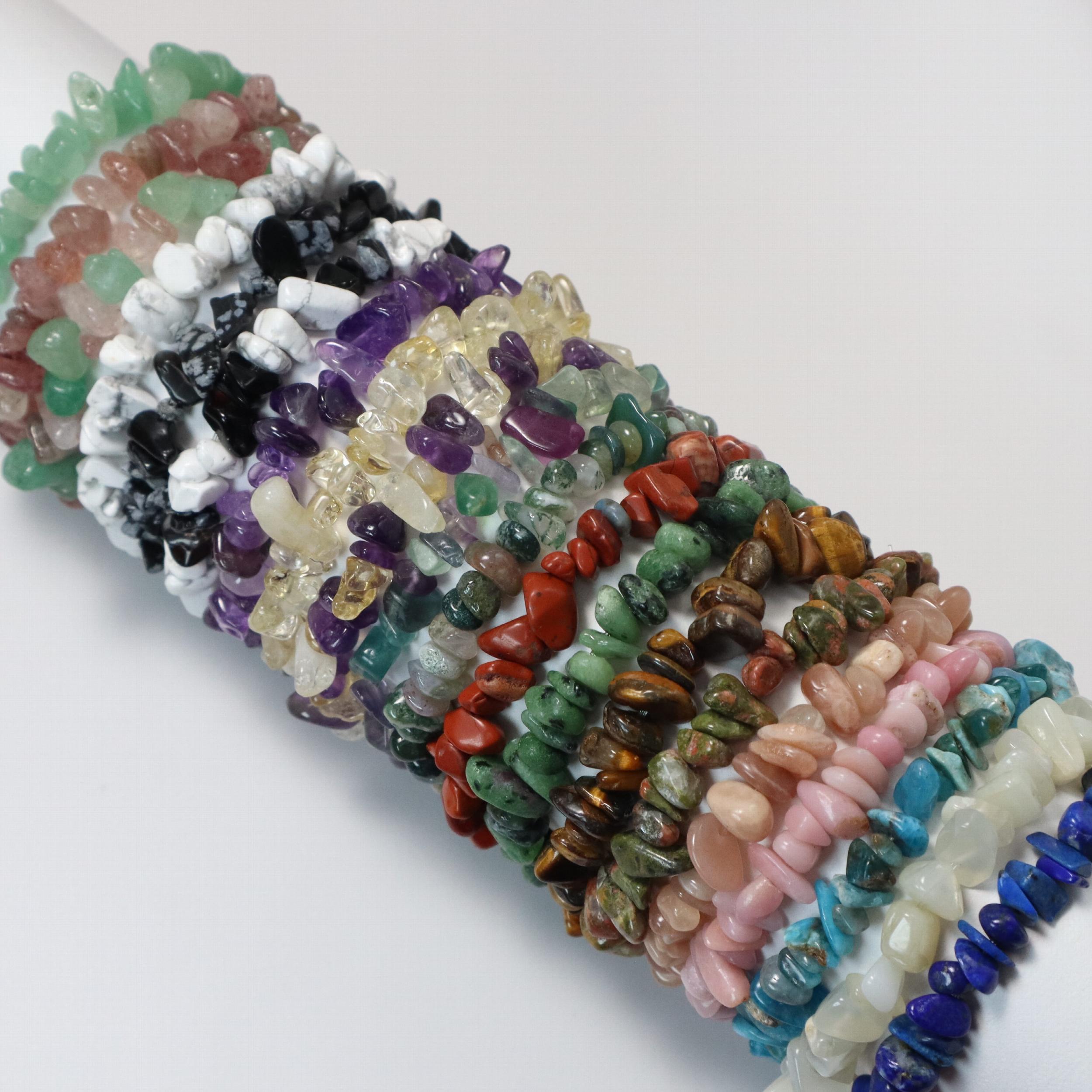 Natural Crystal Irregular Shape Bracelet Birthstone Gift for Him