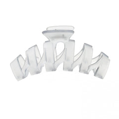 Frosted Twist Hair Claws Transparent Shark Claws Hair Accessories