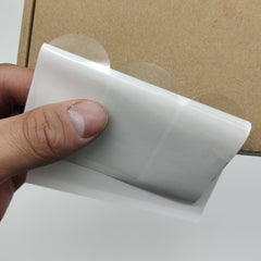 120pcs 2.5 Filament Rectangular Sealing Sticker Transparent Spacer Label