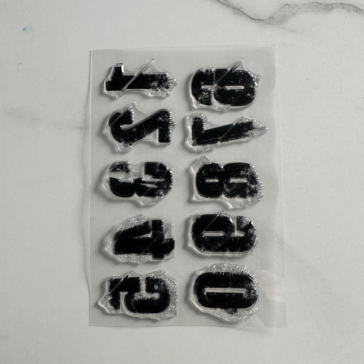 Silicone Retro Stamps Set for DIY Scrapbooking