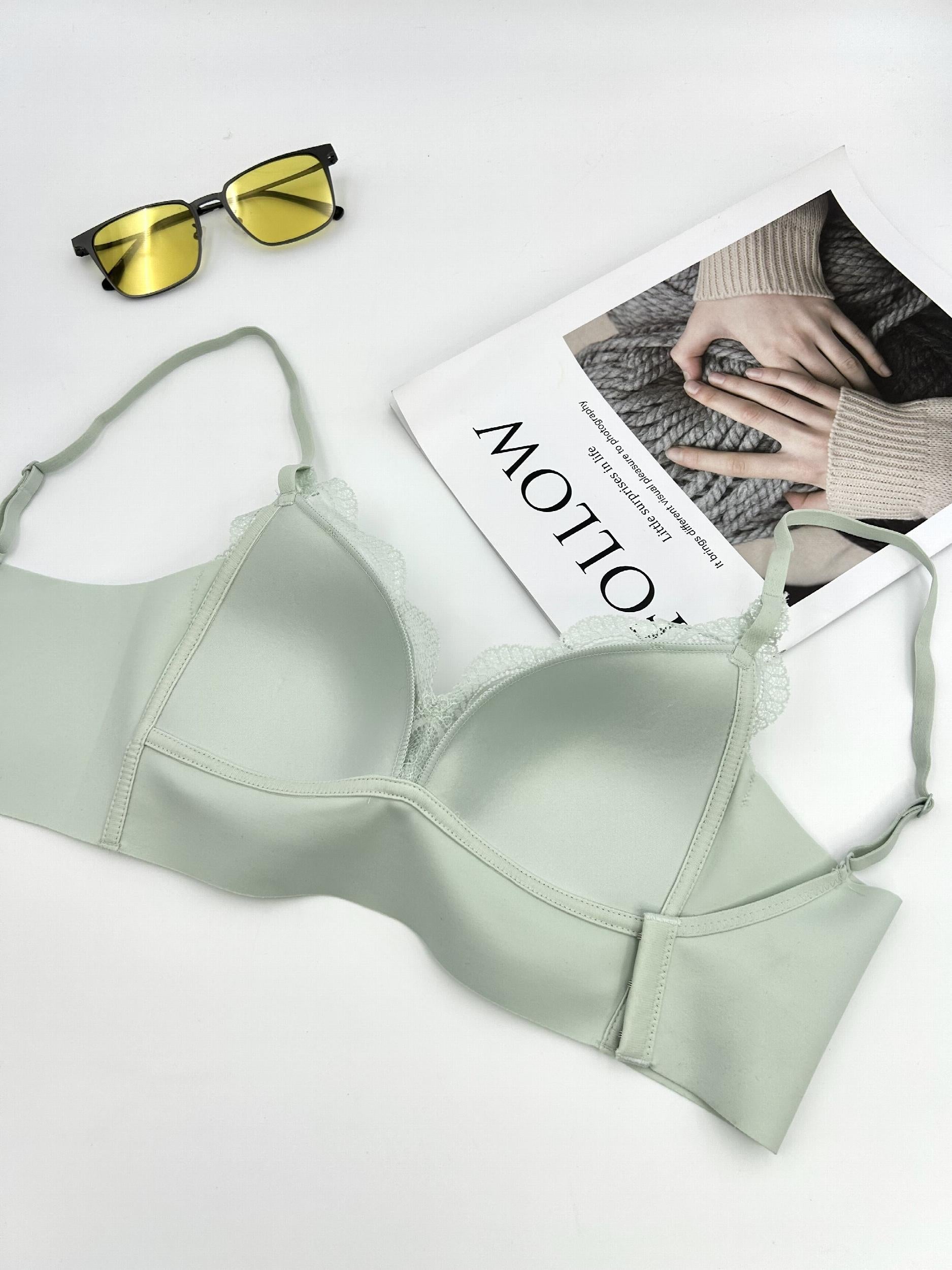 Lace Wireless Push Up Bra - Comfortable and Stylish