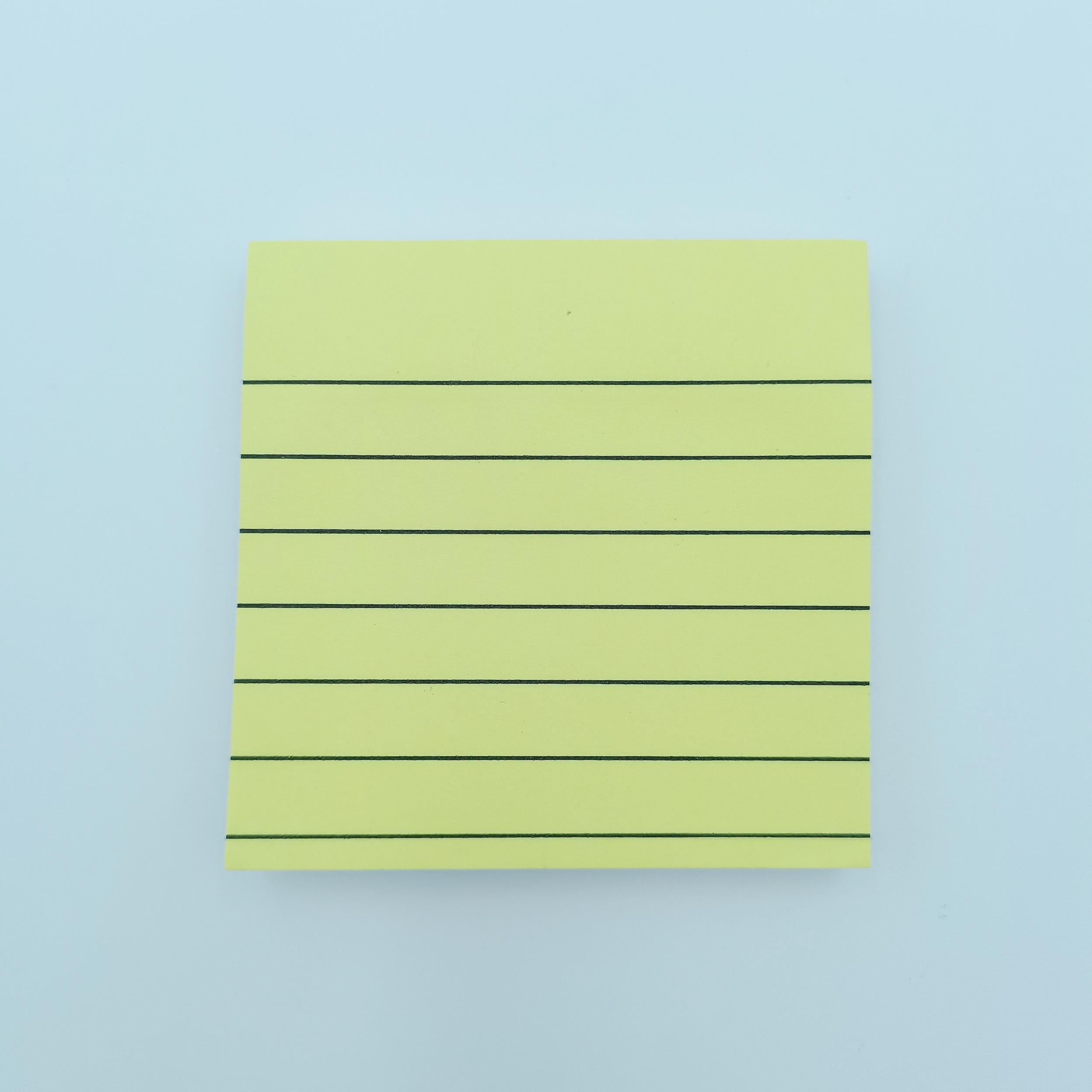 100 Sheets Office Sticky Notes, Packaged in OPP Bag