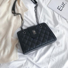 PU Leather Woman Shoulder Bag Chain Messenger Bags