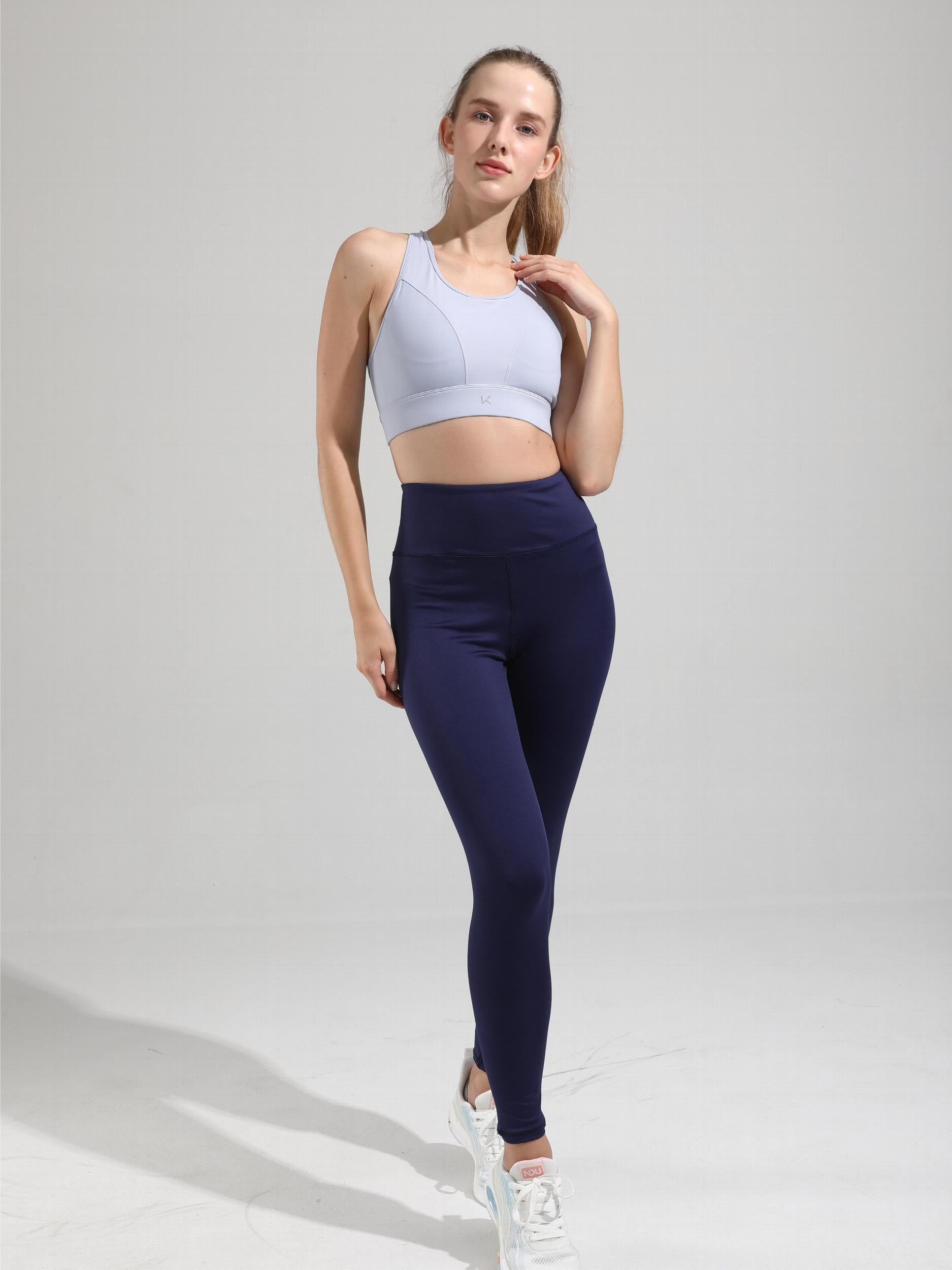 Comfy Solid Leggings Breathable Yoga Workout Pants