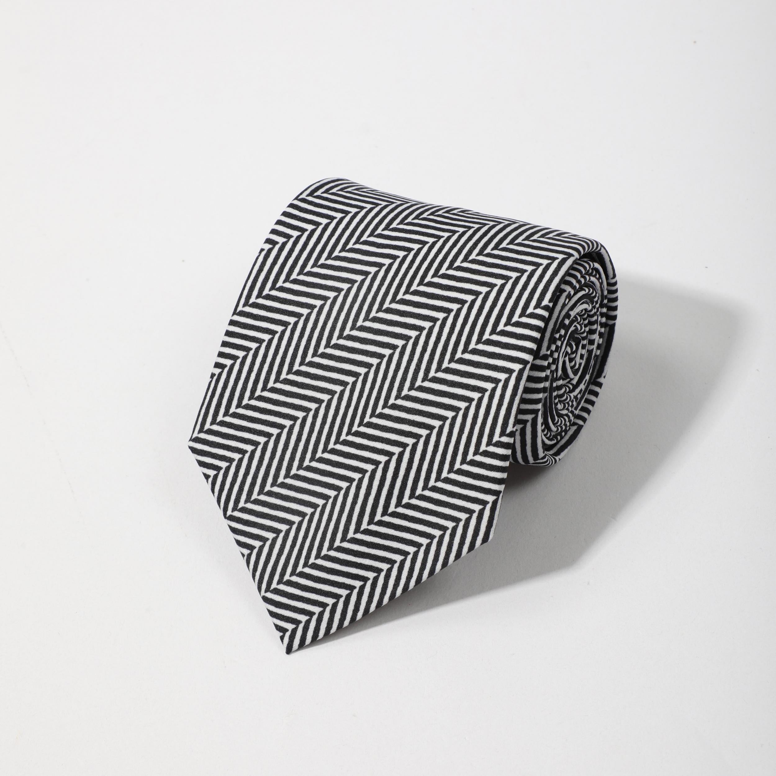 Men's Striped Jacquard Necktie Business Wedding Party Gift