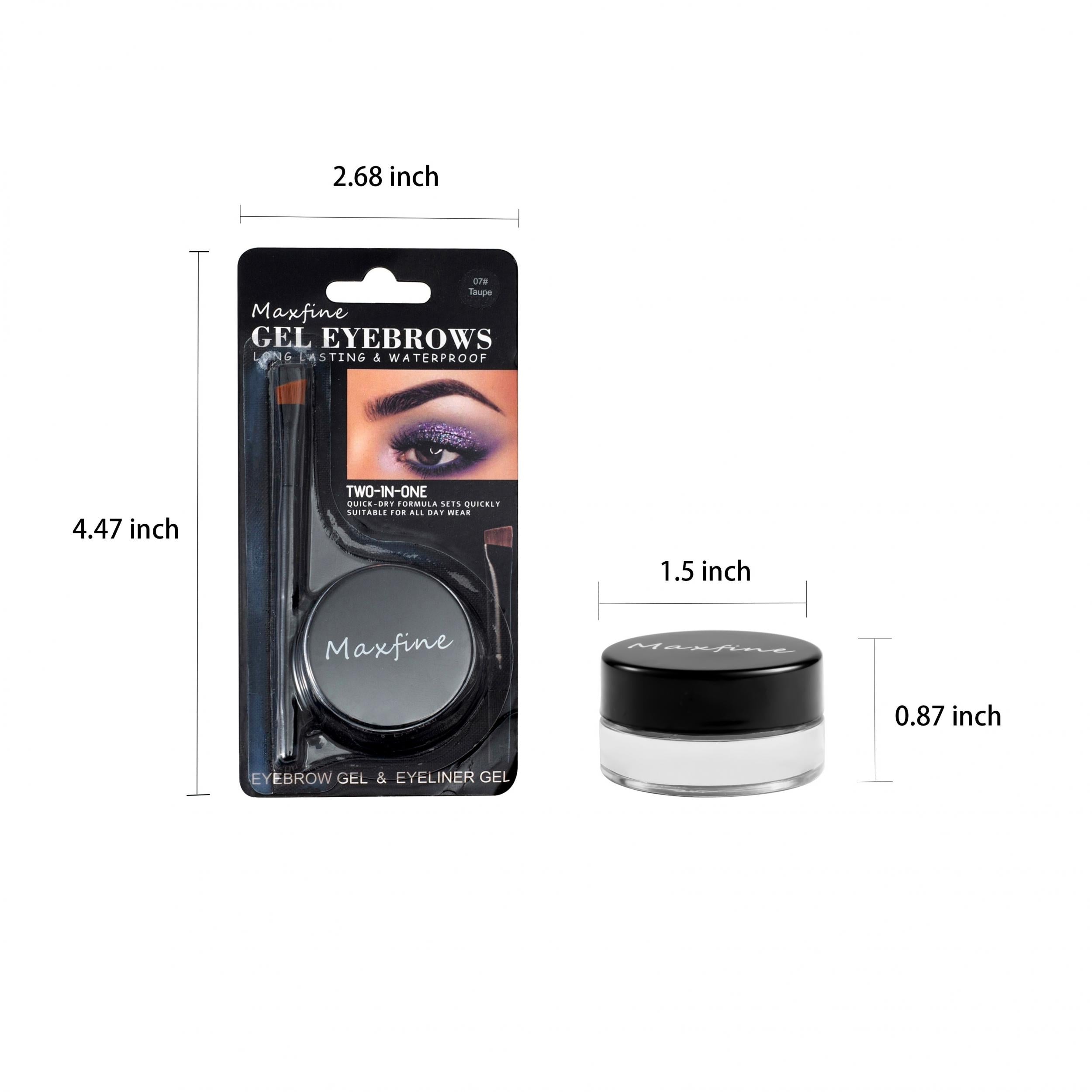 Long Lasting Eyebrow Enhancers Set with Waterproof Pomade