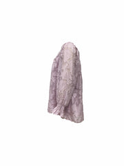  Casual Mesh Flounce Sleeve Blouse