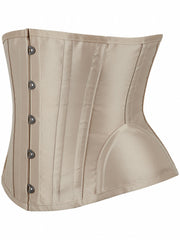  Corset 14 Steel Boned Lace Up Waist Training Bustier Top