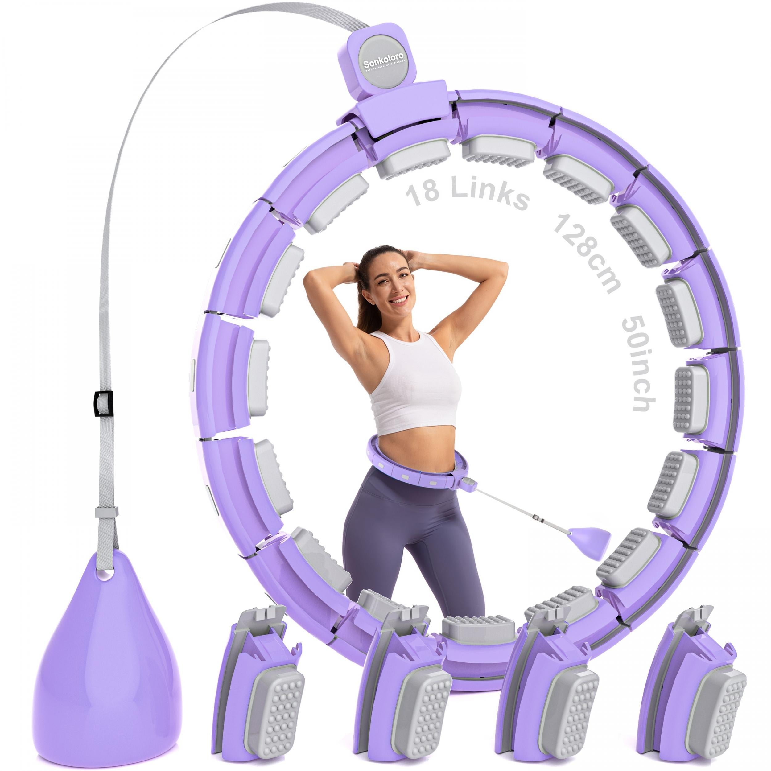 Adjustable Infinity Hoop for Adults Weight Loss Quiet Hoop