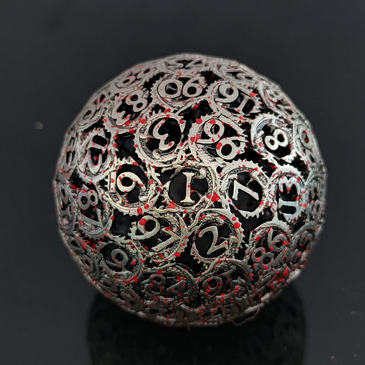 Metal Dragon Hollow D100 Sided Dice