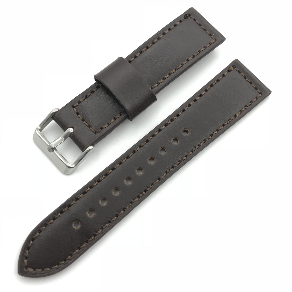 Soft Hand Stitch Straight Hair Smart Watch Strap