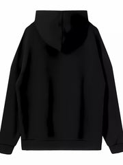 Angel Couple Anime Pattern Men's Hooded Sweatshirt