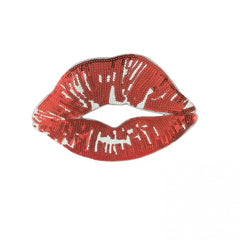 Sequins Lips Sexy Lips Patches For Men Stickers