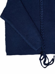  Casual Sweater Women's Plus Solid V Neck Lace Up Pullover Jumper