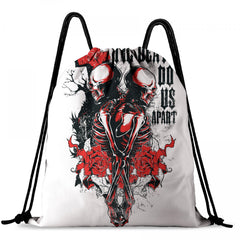 Skeleton Elf Bundle Pockets Gothic Rose Skull Backpack