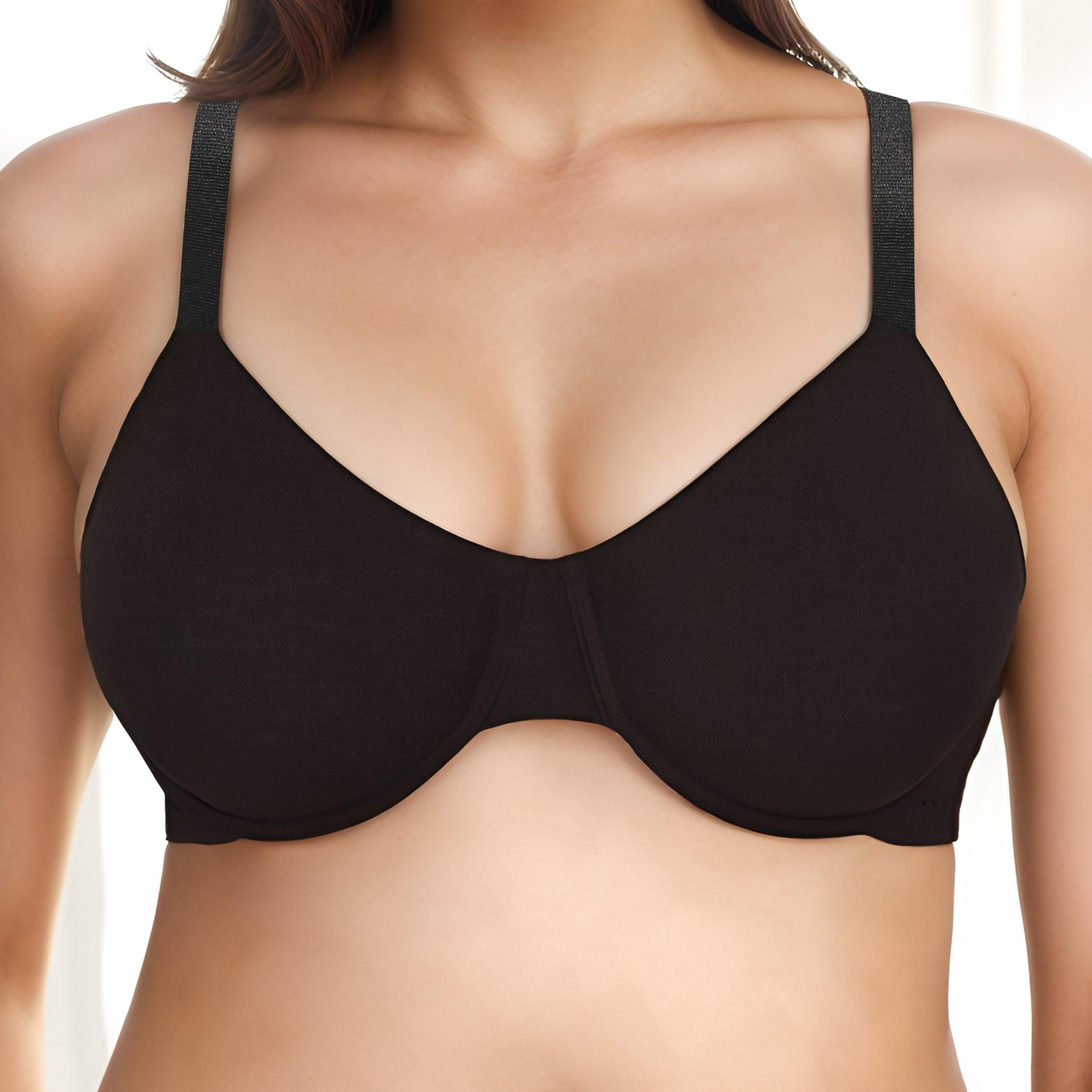 Solid Push Up Bra Comfy & Soft Intimates Bra Lingerie & Underwear
