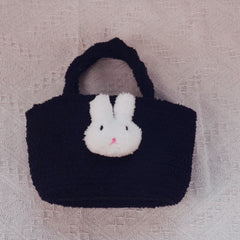 Bunny Decor Satchel Bag Stylish Handbag All Match Storage Bag