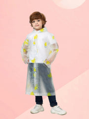Girls Cartoon Raincoat Poncho for School