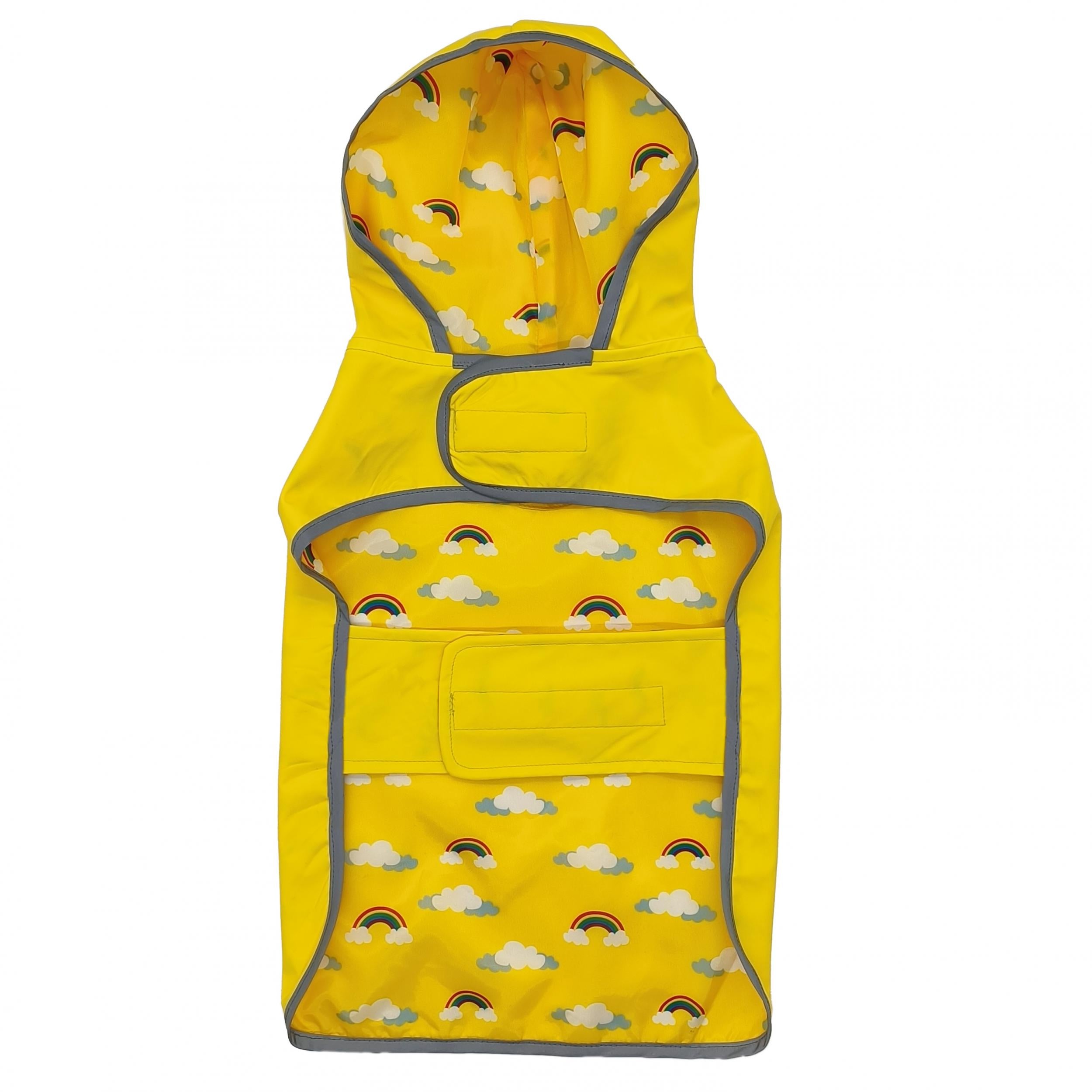 Double Layer Yellow Dog Raincoat - Keep Your Pup Dry & Stylish