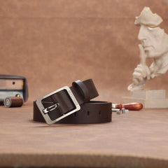 Men's Pin Buckle Belt PU Leather Casual Jeans Pants Strap