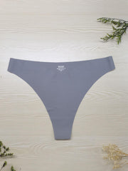 4 Pack Women's Plus Size Seamless Low Waist Cooling Briefs Set