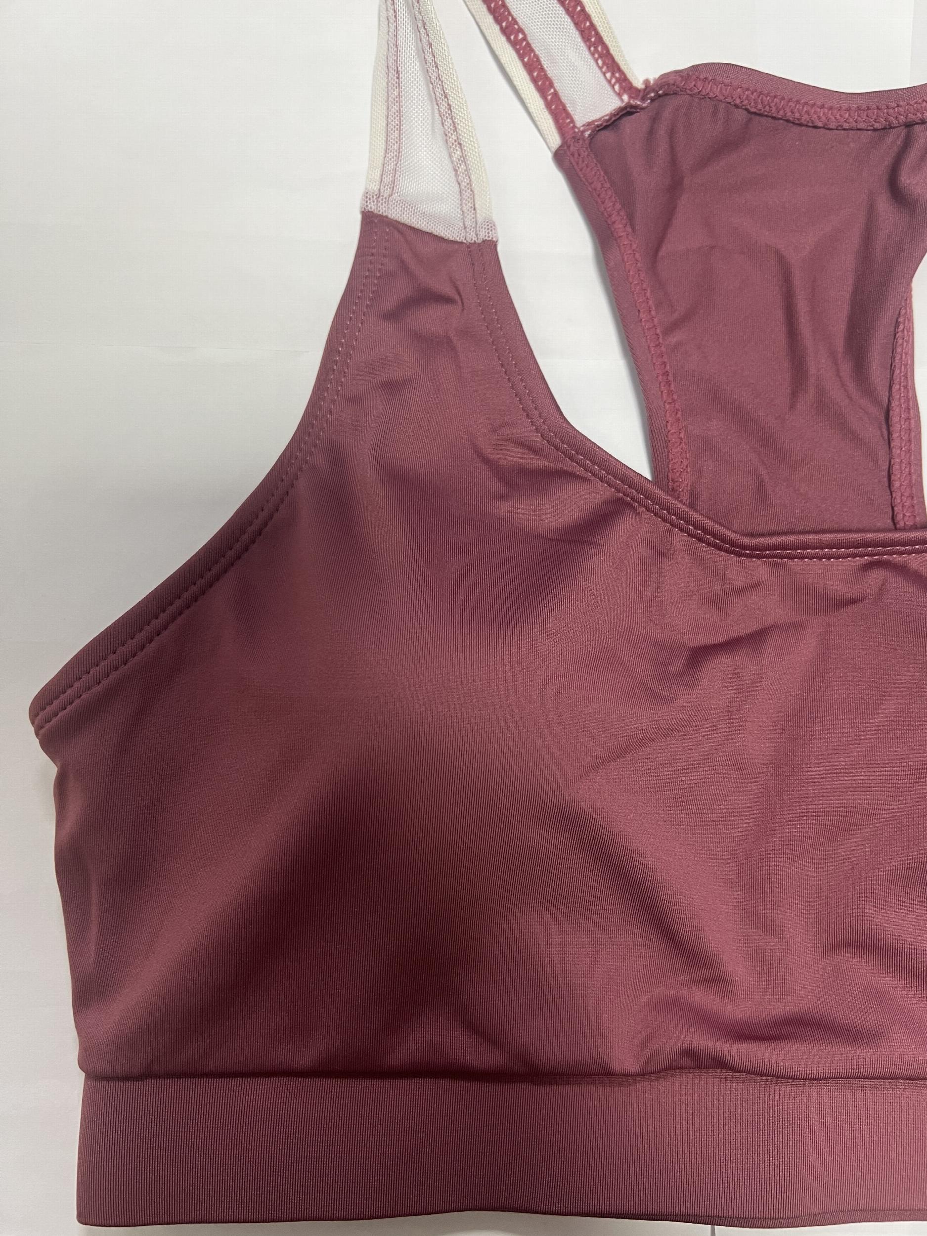 Wireless Racerback Sports Bra Yoga Fitness Bra