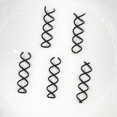 5pcs Spiral Hair Clip U Shaped Hair Styler Ponytail Bun Headwear Hairpin
