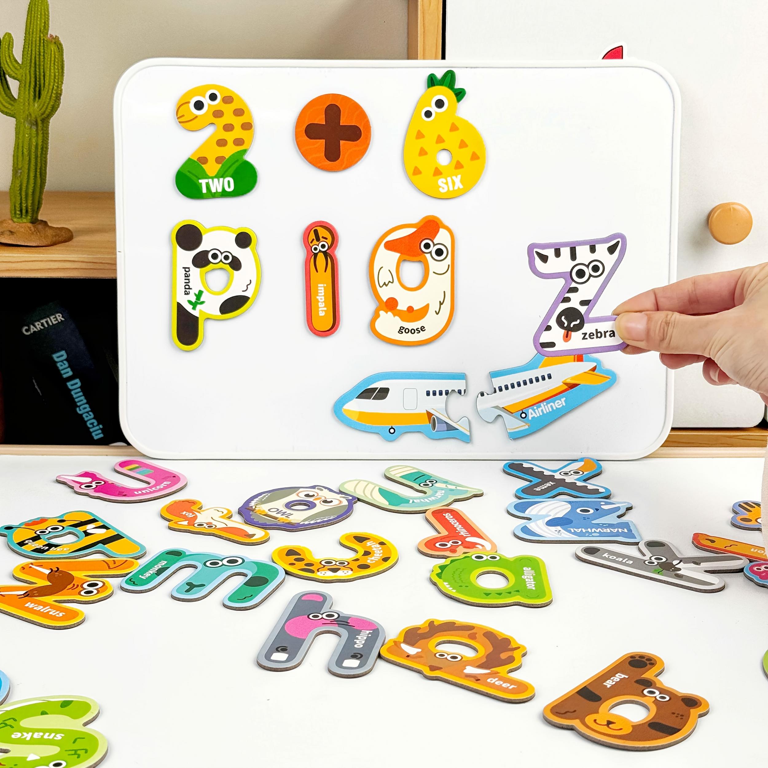 Magnetic Puzzles Animals Transportation Halloween Designs