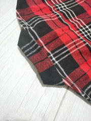  Plaid Print Long Sleeve Button Up Shirt Top