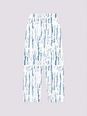 Graphic Print Dual Pockets Loose Pants Casual Comfy Pants Women