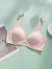 Sexy Hollow Out T Shirt Bra Soft & Comfy Bra With Removable Pads