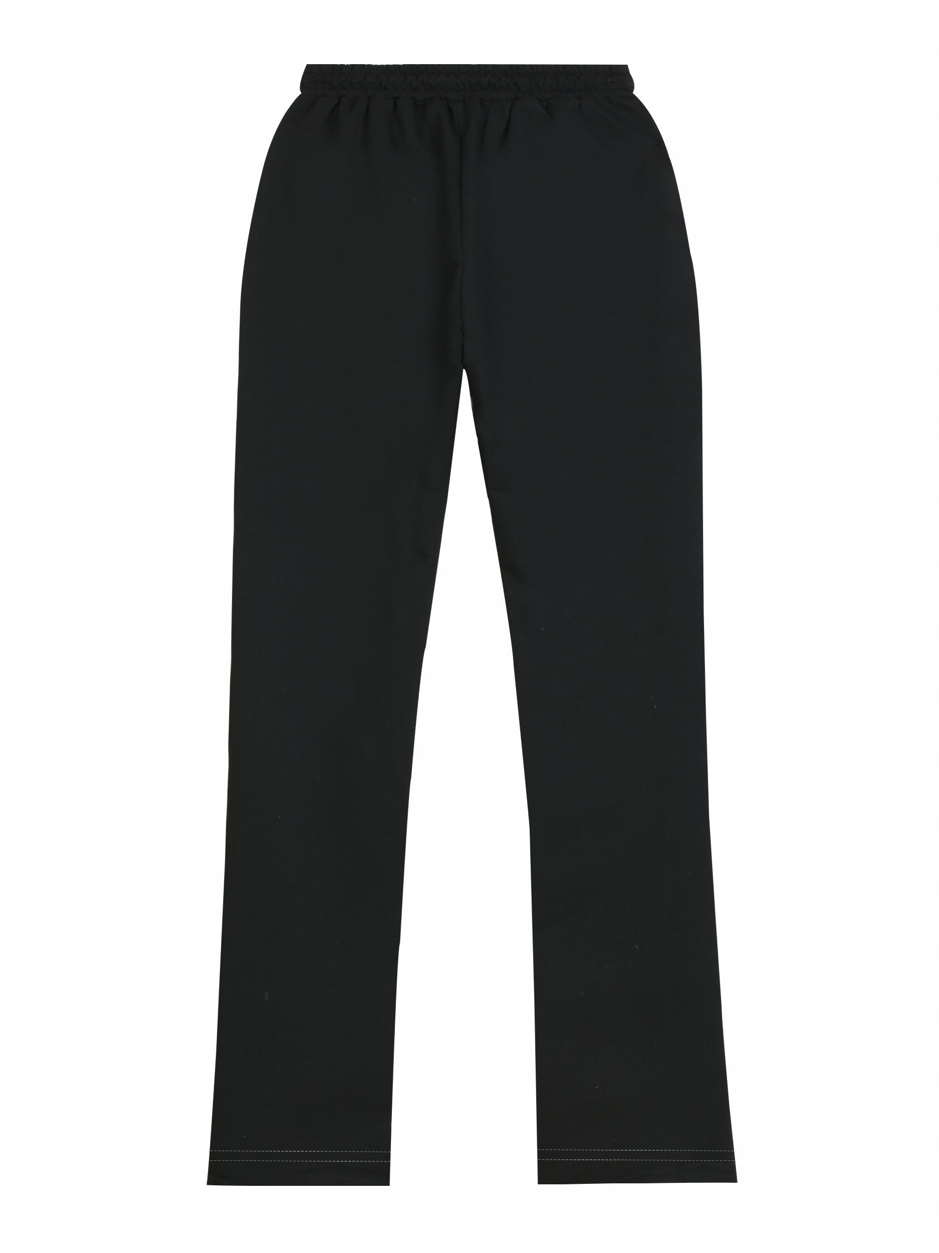 Men's Drawstring Flare Pants Slim Fit Stylish Comfortable Trousers