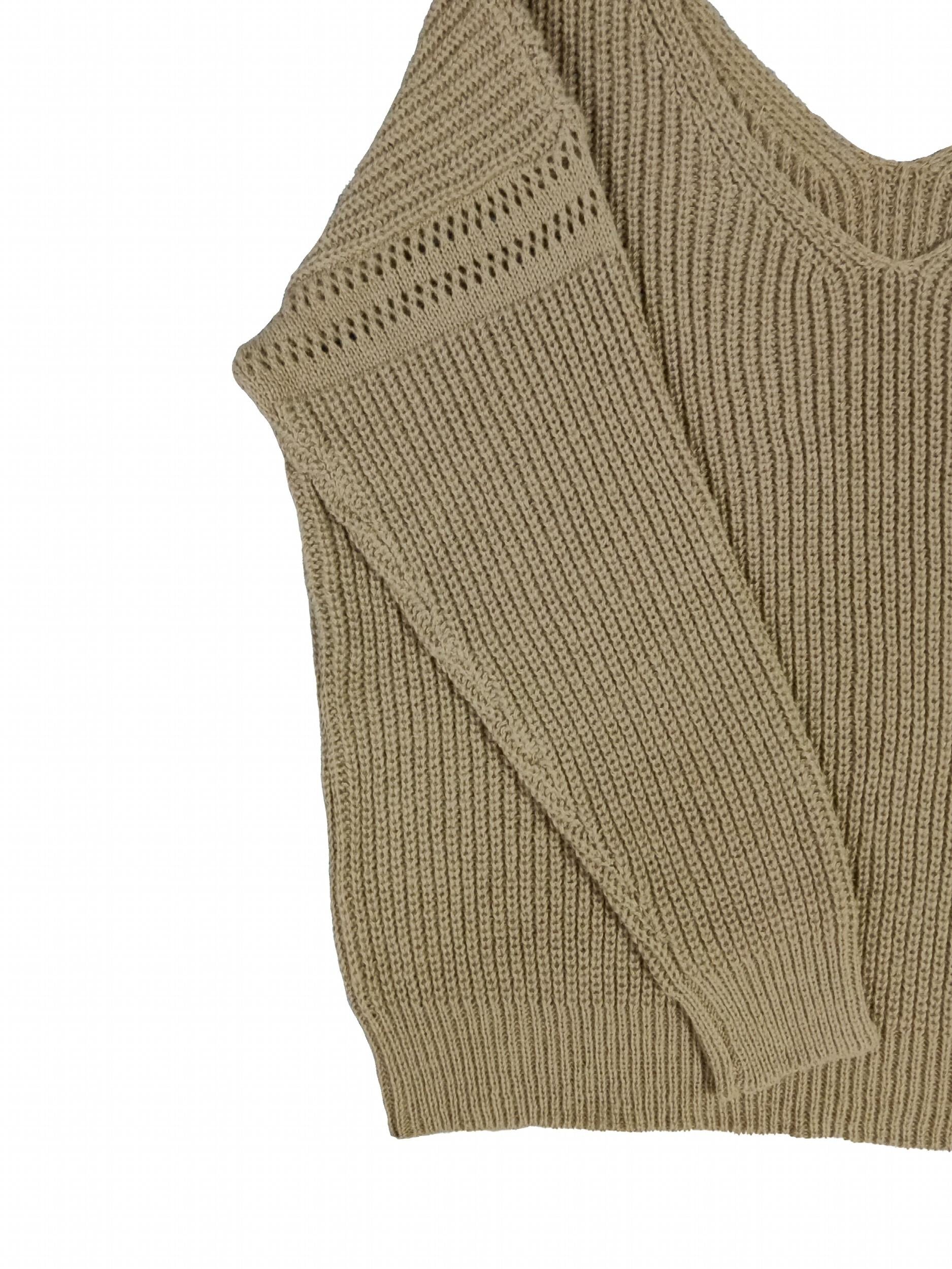  Casual Sweater Women's Plus Cable Knitted Long Sleeve Loose Pullover