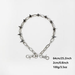 Men's Spiked Iron Chain Pants Chain