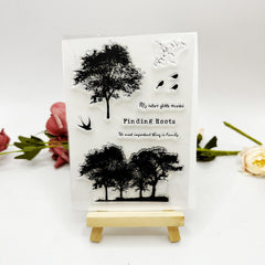 Tree Stamp Printing & Stamping Comic Scrapbook Art