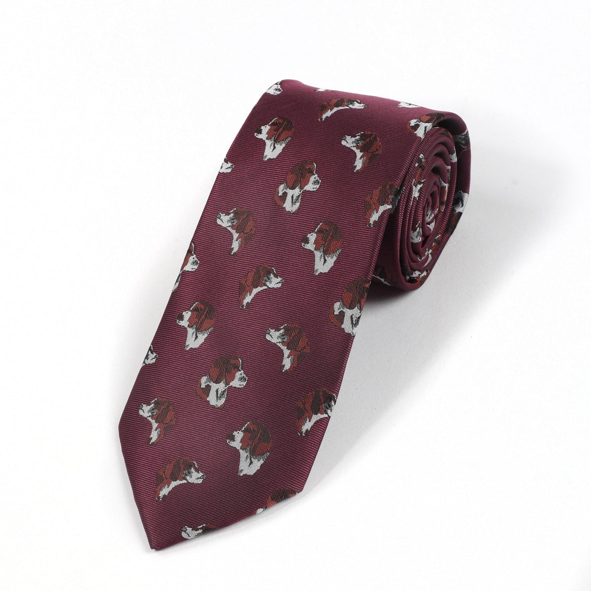 Men's Dog Head Pattern Funny Party Tie
