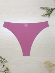 4 Pack Women's Plus Size Seamless Low Waist Cooling Briefs Set