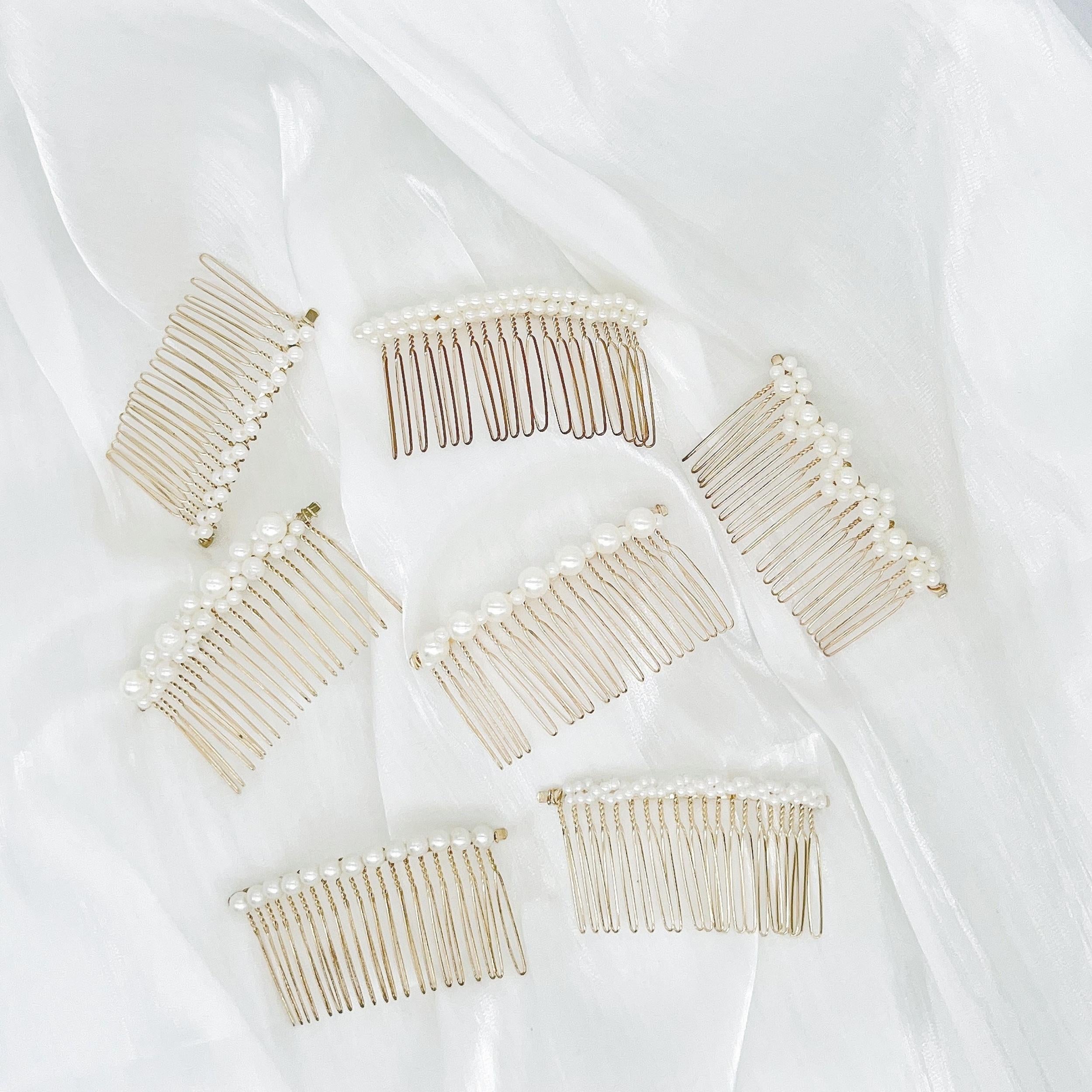 Pearl Hair Comb Bridal Braiding Head Jewelry Hair Accessories