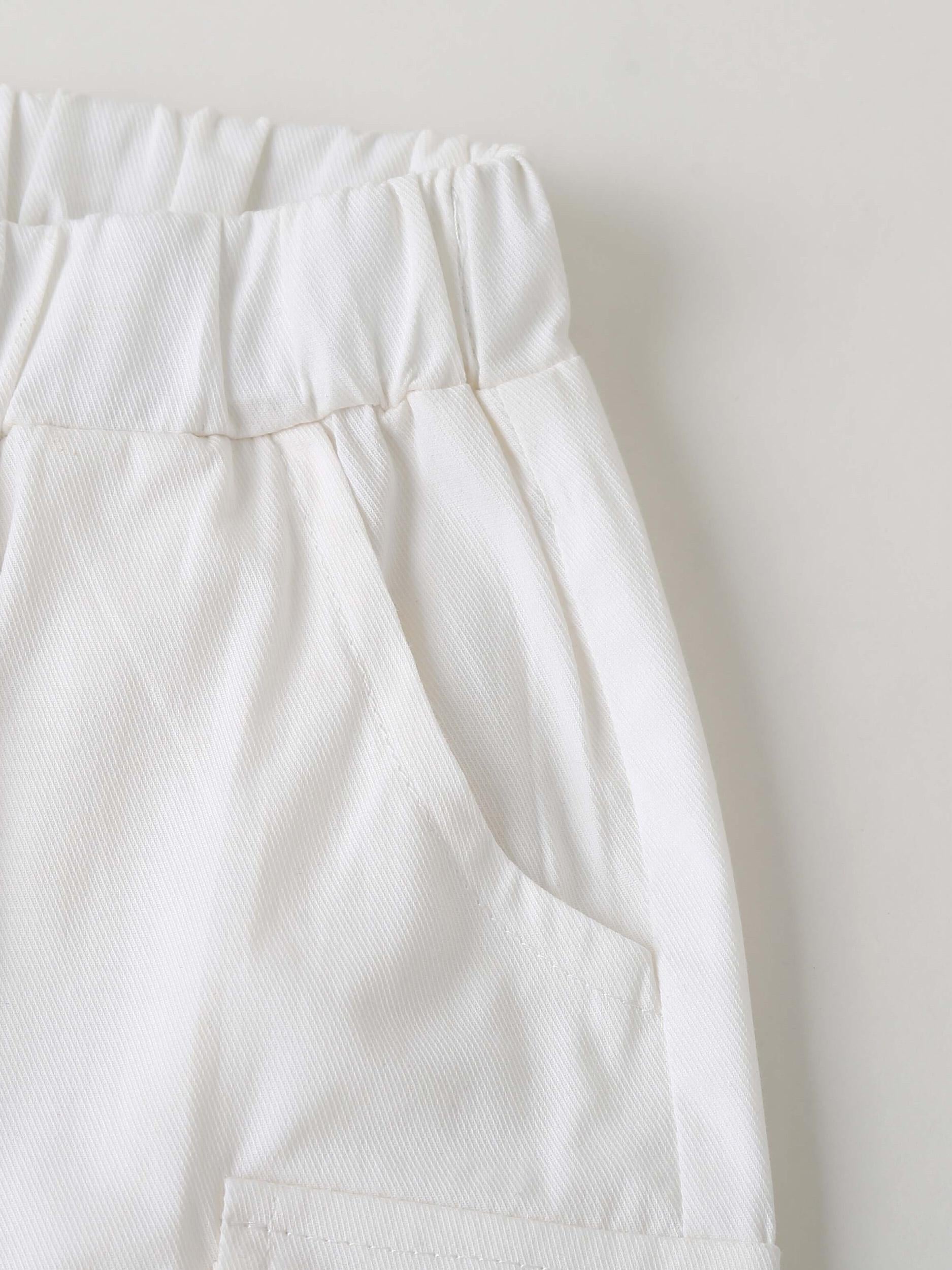 Boys Casual Elastic Waist Shorts for Summer