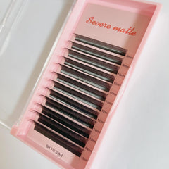 YY Shape Lashes Natural Crossed Eyelash Extensions Individual Curling Lashes