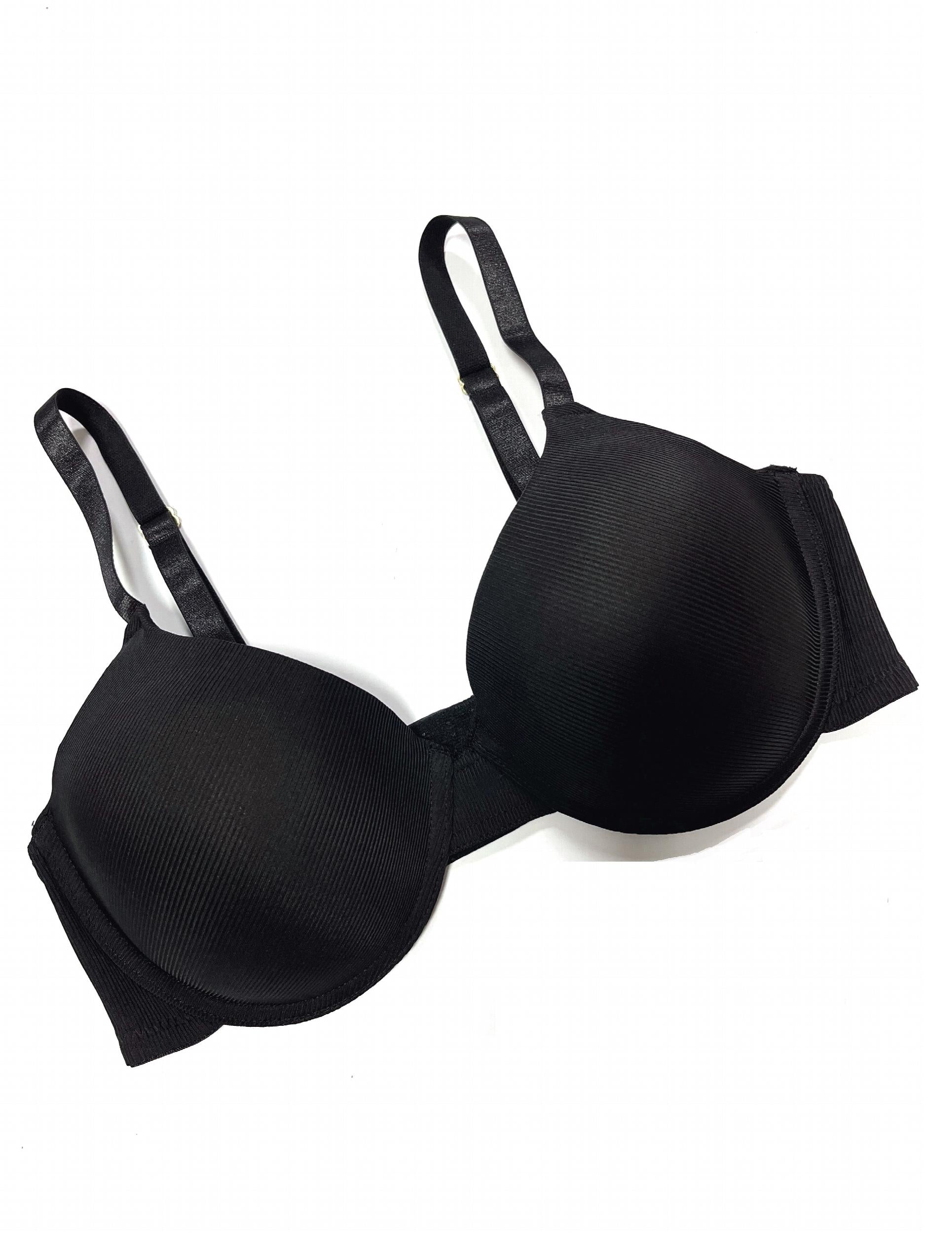  Underwire Push Up Bra Solid Full Cover Molded Cup Women's Plus