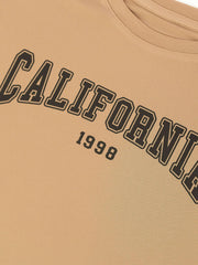 Solid Letter And Number Print T Shirt Crew Neck Short Sleeve Casual Top