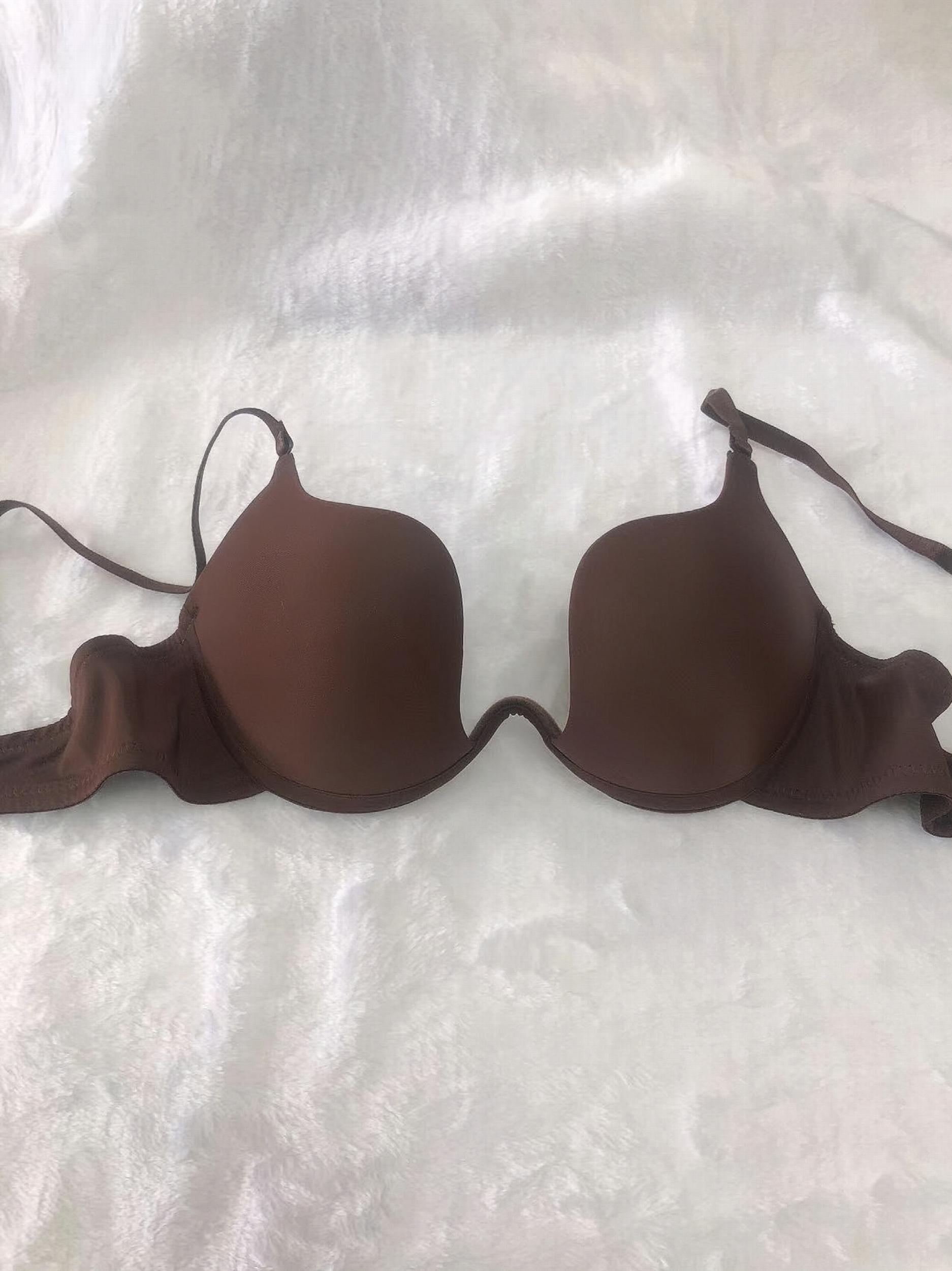 Solid T Shirt Bra Comfy Push Up Bra Women's Lingerie