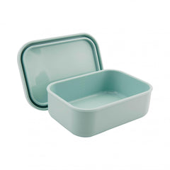 Silicone Square Lunch Box for Fresh Keeping - Microwave & Refrigerator Safe