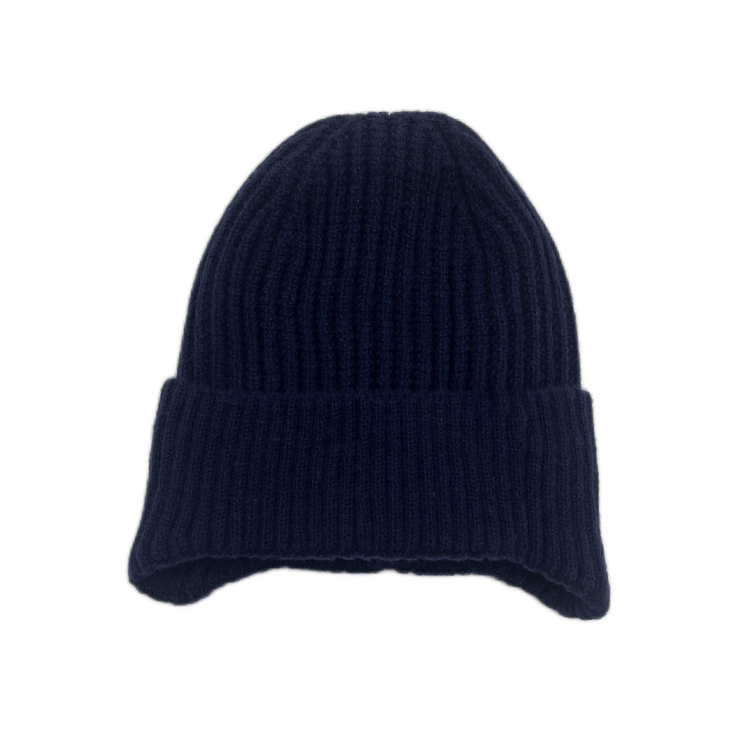Men's Velvet Ear Protection Knitted Hat for Middle-Aged