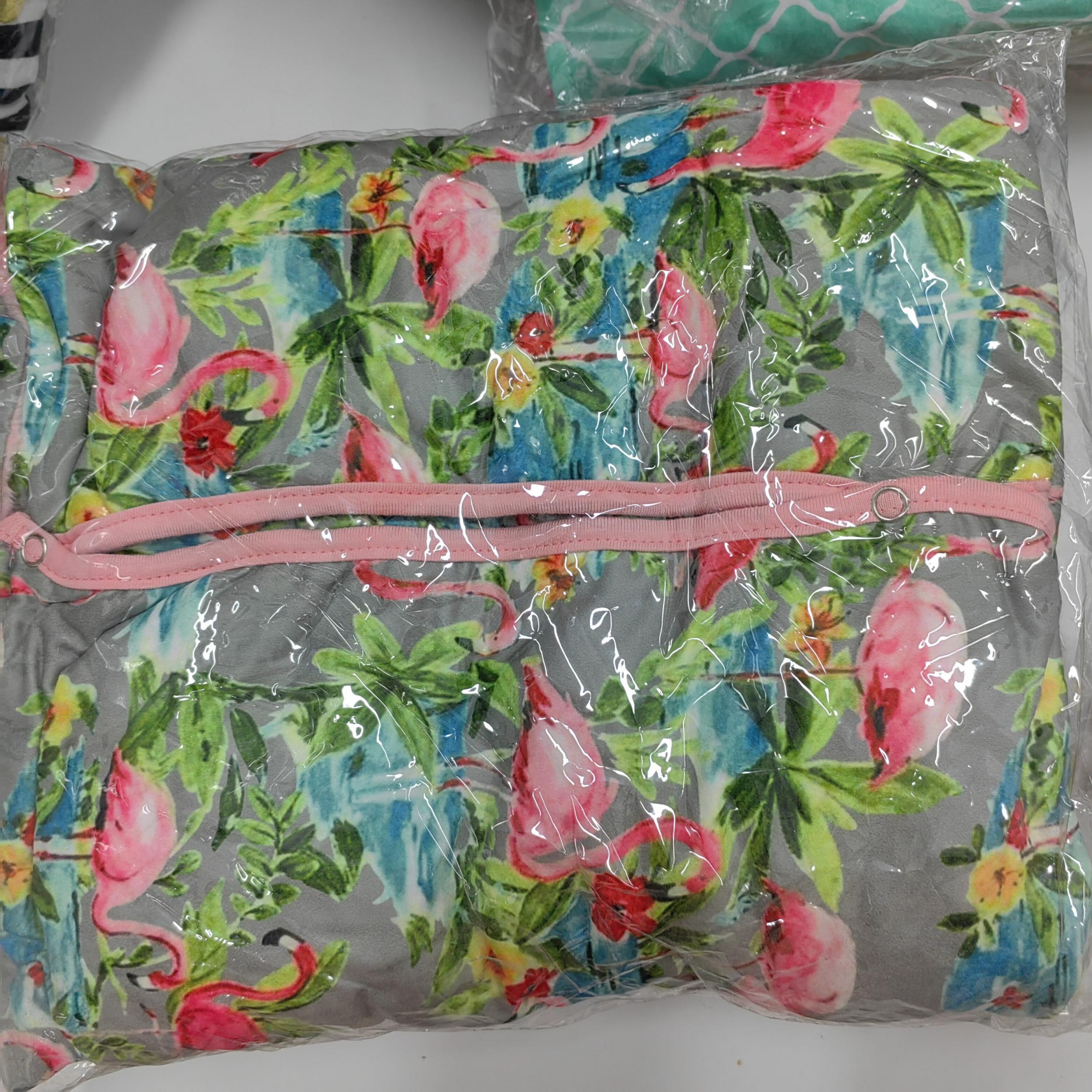 Flamingo Tree Flower Print Sunshade for Baby Crib