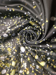  Ombre Golden Dot Print Button Up Collar Shirt