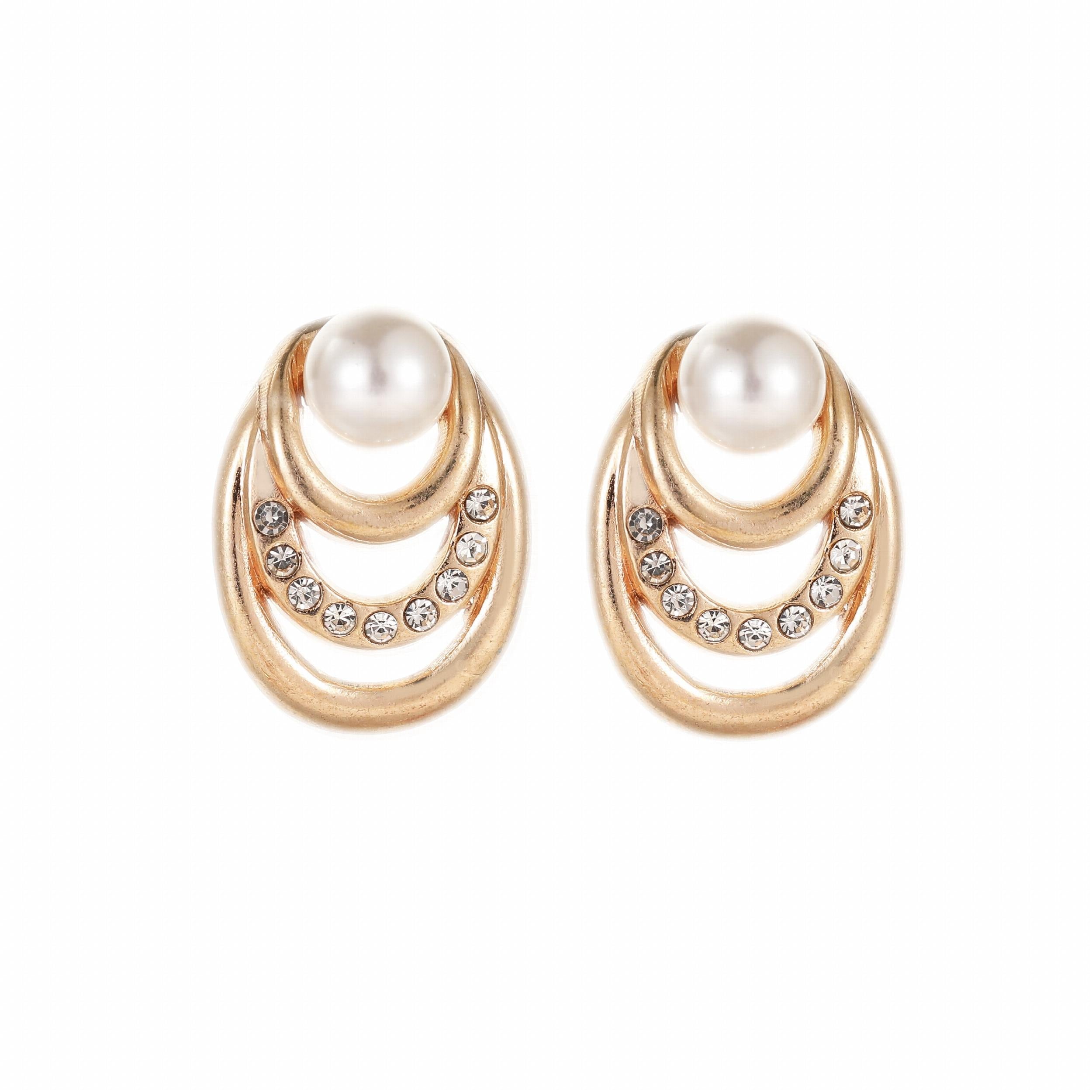 Pearl Stud Earrings for Women Sense Niche Earrings